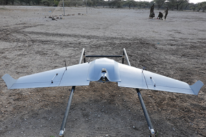 GhostRay UAV on Launcher
